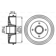 Слика 1 $на Сопирачки барабан BOSCH 0 986 477 108