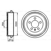 Слика 5 на Сопирачки барабан BOSCH 0 986 477 133