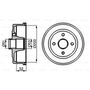 Слика 5 на Сопирачки барабан BOSCH 0 986 477 135