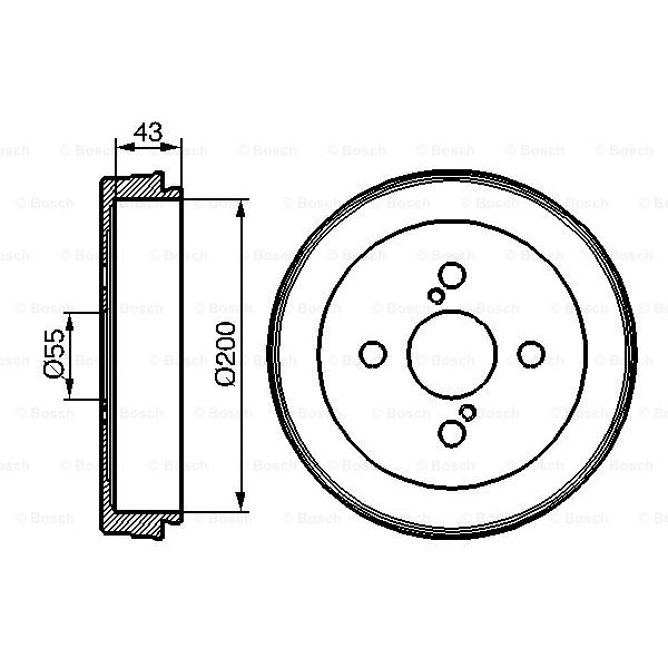 Слика на Сопирачки барабан BOSCH 0 986 477 138