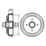 Слика 1 на Сопирачки барабан BOSCH 0 986 477 149