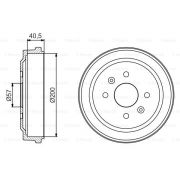 Слика 1 на Сопирачки барабан BOSCH 0 986 477 225