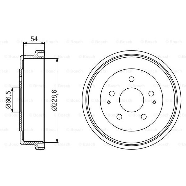 Слика на Сопирачки барабан BOSCH 0 986 477 230