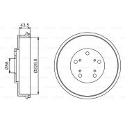 Слика 1 $на Сопирачки барабан BOSCH 0 986 477 231