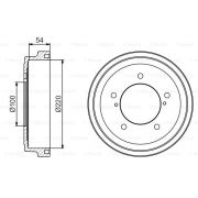 Слика 1 $на Сопирачки барабан BOSCH 0 986 477 236