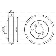 Слика 1 на Сопирачки барабан BOSCH 0 986 477 240