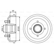 Слика 1 на Сопирачки барабан BOSCH 0 986 477 269