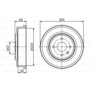 Слика 5 на Сопирачки барабан BOSCH 0 986 477 277