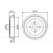 Слика 5 $на Сопирачки барабан BOSCH 0 986 477 296