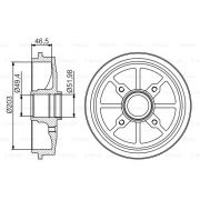 Слика 5 на Сопирачки барабан BOSCH 0 986 477 301