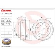 Слика 1 $на Сопирачки барабан BREMBO 14.7098.20