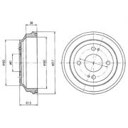 Слика 1 $на Сопирачки барабан DELPHI BF204