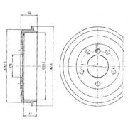 Слика 1 $на Сопирачки барабан DELPHI BF275