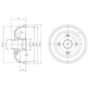 Слика 1 на Сопирачки барабан DELPHI BF471