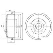 Слика 1 $на Сопирачки барабан DELPHI BF488