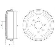 Слика 1 на Сопирачки барабан DELPHI BF548