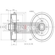 Слика 1 на Сопирачки барабан MAXGEAR 19-0823