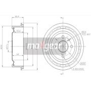 Слика 1 на Сопирачки барабан MAXGEAR 19-0824