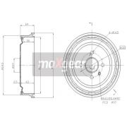 Слика 2 на Сопирачки барабан MAXGEAR 19-0830