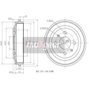 Слика 1 на Сопирачки барабан MAXGEAR 19-0832