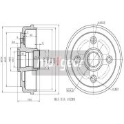 Слика 1 на Сопирачки барабан MAXGEAR 19-1041