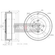 Слика 1 на Сопирачки барабан MAXGEAR 19-1064