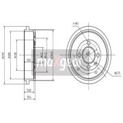 Слика 1 на Сопирачки барабан MAXGEAR 19-1344