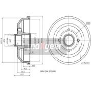 Слика 1 $на Сопирачки барабан MAXGEAR 19-2180