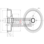 Слика 1 $на Сопирачки барабан MAXGEAR 19-2425