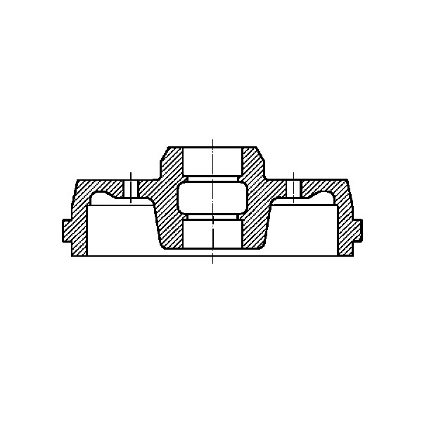 Слика на Сопирачки барабан METELLI 18-0176K за Renault Master Van (T) 28-35 2.1 D - 60 коњи дизел