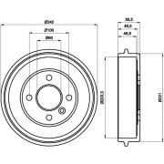 Слика 1 на Сопирачки барабан MINTEX MBD131