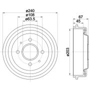 Слика 1 $на Сопирачки барабан MINTEX MBD132