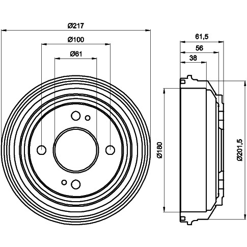 Слика на Сопирачки барабан MINTEX MBD221