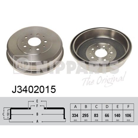 Слика на Сопирачки барабан NIPPARTS J3402015