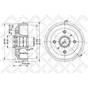 Слика 1 $на Сопирачки барабан STELLOX 6025-3705-SX