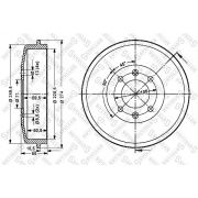 Слика 2 $на Сопирачки барабан STELLOX 6025-3708-SX