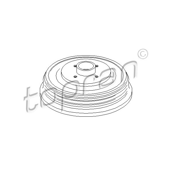 Слика на Сопирачки барабан TOPRAN 112 138 за Seat Inca (6K9) 1.4 i - 60 коњи бензин