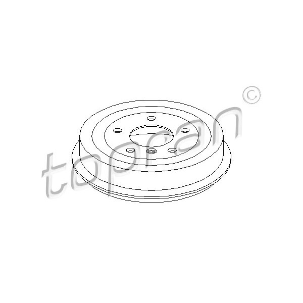 Слика на Сопирачки барабан TOPRAN 500 978