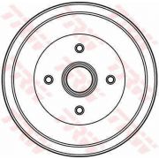 Слика 2 на Сопирачки барабан TRW DB4019