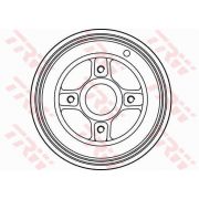 Слика 2 на Сопирачки барабан TRW DB4214