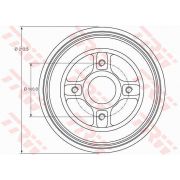 Слика 1 на Сопирачки барабан TRW DB4214MR