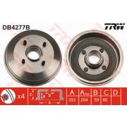 Слика 1 на Сопирачки барабан TRW DB4277B