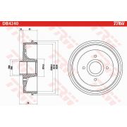 Слика 2 на Сопирачки барабан TRW DB4340