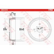 Слика 2 $на Сопирачки барабан TRW DB4355