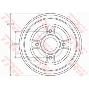 Слика 2 на Сопирачки барабан TRW DB4363MR