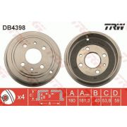 Слика 1 на Сопирачки барабан TRW DB4398