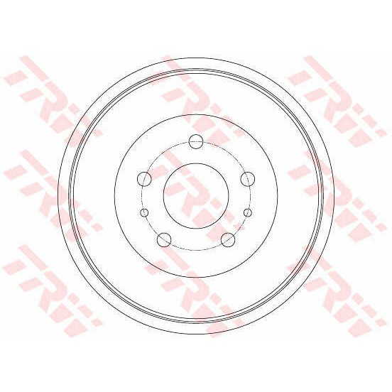 Слика на Сопирачки барабан TRW DB4427 за Ford Focus 3 Turnier 2.0 TDCi - 150 коњи дизел