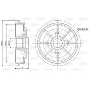 Слика 1 $на Сопирачки барабан VALEO 237016