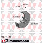 Слика 1 на Сопирачки барабан ZIMMERMANN 600.1950.00