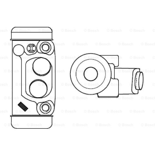 Слика на Сопирачко цилиндарче на тркалото BOSCH F 026 002 383